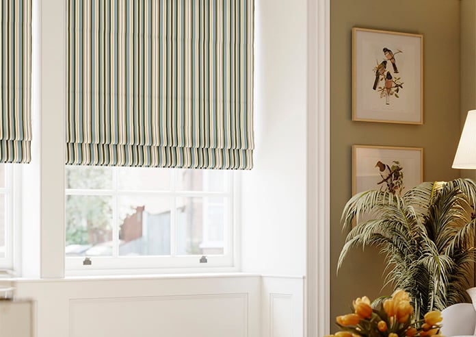 The British Stripe Co. Elizabeth, Chilterns No.1 - Twist&Fit Roman Blind - Image 5